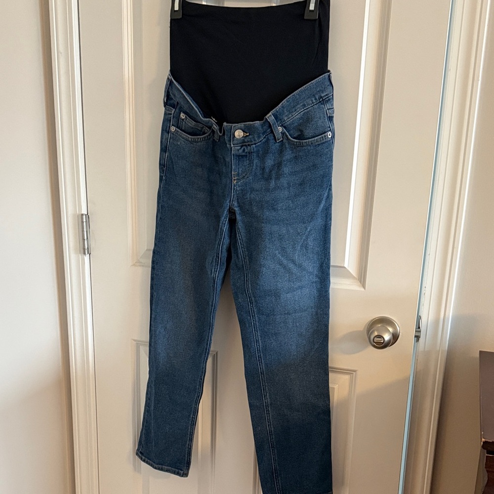 GAP Women's maternity Classic Blue Ankle Jeans
